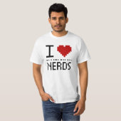 Ik hou van nerds t-shirt (Voorkant volledig)