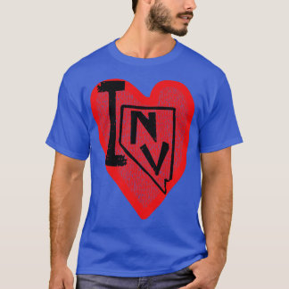 Ik hou van Nevada in hart Nevada T-shirt