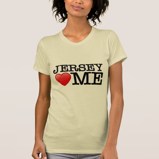 Ik hou van New Jersey, NJ houdt van mij T-shirt (Voorkant)