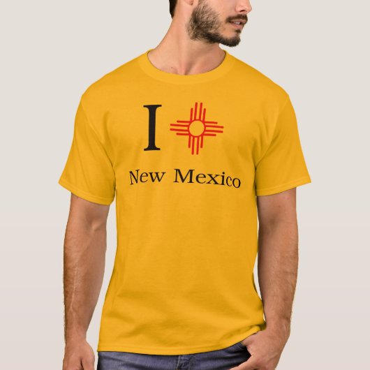 Ik hou van New Mexico T-shirt (Voorkant)