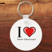 Ik hou van New Orleans Sleutelhanger (Voorkant)