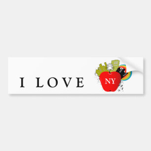 Ik hou van New York Bumpersticker