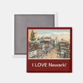 IK HOU VAN Newark NJ  Magneet (Voorkant / Achterkant)