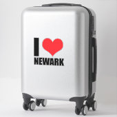 Ik hou van Newark Sticker (Koffer)