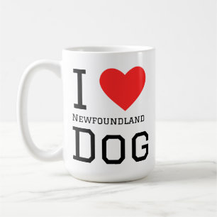 Ik hou van Newfoundland honden Koffiemok