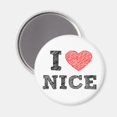 Ik hou van Nice Magneet (Voorkant / Achterkant)