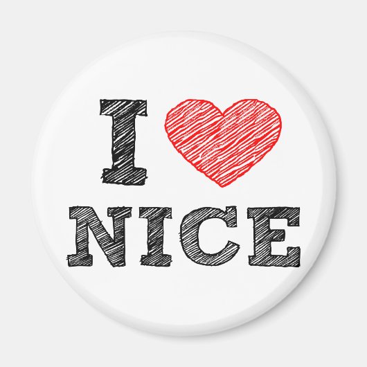 Ik hou van Nice Magneet (Voorkant)