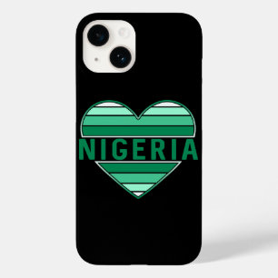 Ik hou van Nigeria, Nigeriaans hart Case-Mate iPhone 14 Hoesje