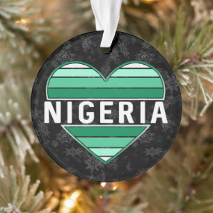Ik hou van Nigeria, Nigeriaans hart Ornament