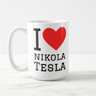 Ik hou van Nikola Tesla Koffiemok