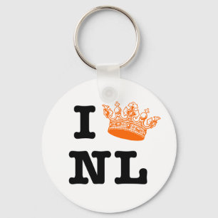 Ik hou van NL I crown NL Sleutelhanger
