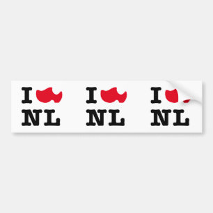 Ik hou van NL, ik hou van Holland Bumpersticker