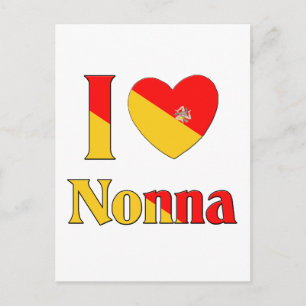 Ik hou van Nonna Briefkaart
