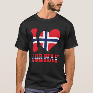 Ik hou van Noorwegen en ben er trots op dat ik een T-shirt