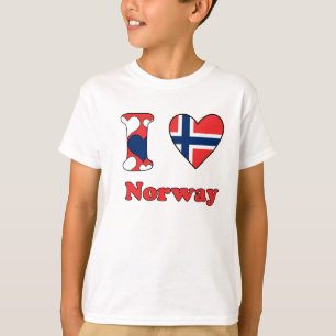 Ik hou van Noorwegen T-shirt