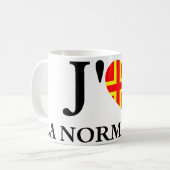 Ik hou van Normandië Koffiemok (Voorkant links)