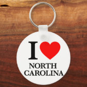 Ik hou van North Carolina Sleutelhanger (Voorkant)