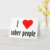 Ik hou van nuchtere mensen kaart (Gele Bloem)