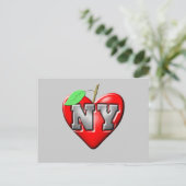 Ik hou van NY Briefkaart (Staand voorkant)