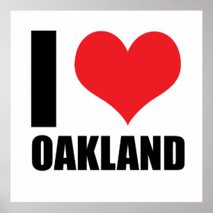 Ik hou van Oakland Poster