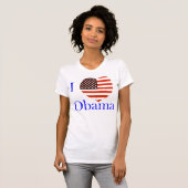 Ik hou van Obama T-Shirt (Voorkant volledig)