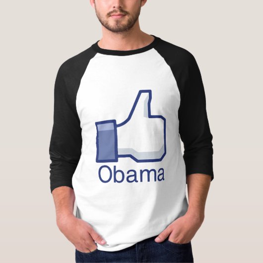 IK HOU VAN OBAMA T-SHIRT (Voorkant)