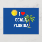 Ik hou van Ocala, Florida Briefkaart (Voorkant)