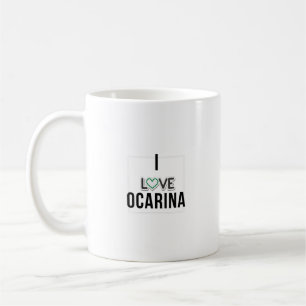 Ik hou van Ocarina Koffiemok
