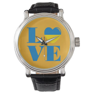Ik hou van Oekraïne Horloge