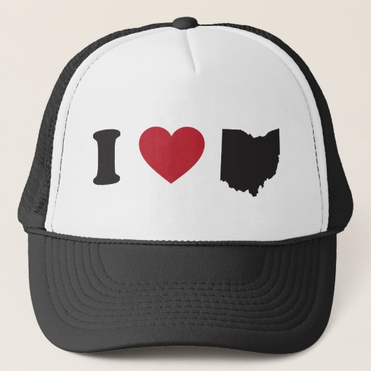 Ik hou van Ohio Trucker Pet (Voorkant)