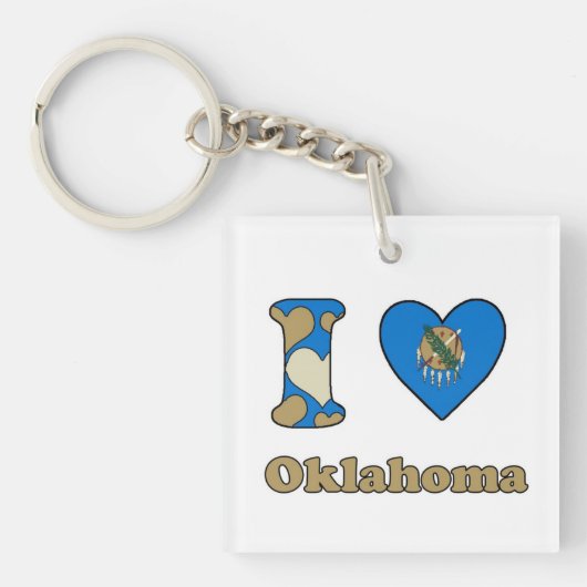 Ik hou van Oklahoma Sleutelhanger (voorkant)