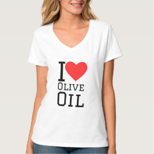 Ik hou van olie t-shirt