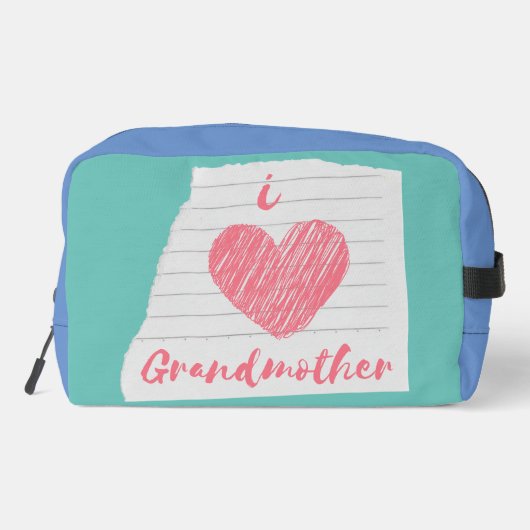 Ik hou van oma toilettasje (Achterkant)