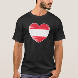 Ik hou van Oostenrijk Mijn huis Mijn land Hart Oos T-shirt