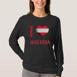Ik hou van Oostenrijk Mijn huis Mijn land Hart Oos T-shirt