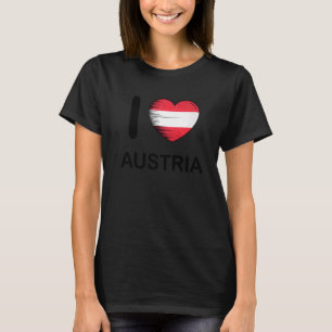 Ik hou van Oostenrijk Mijn thuisland Mijn land is T-shirt