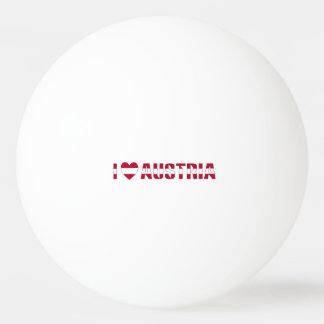 Ik hou van Oostenrijk Pingpongballen