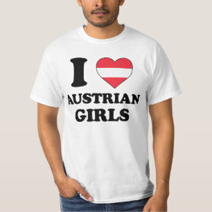 Ik hou van Oostenrijkse meisjes T-shirt