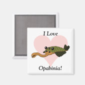 Ik hou van Opabinia! Magneet (Voorkant / Achterkant)