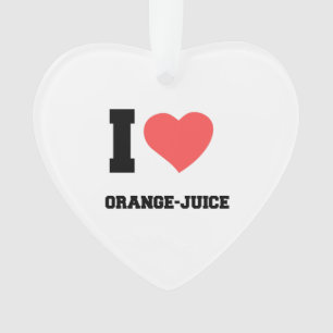 Ik hou van ORANJE JUICE Ornament