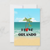 Ik hou van Orlando, Florida TEMPLATE Kaart (Voorkant)