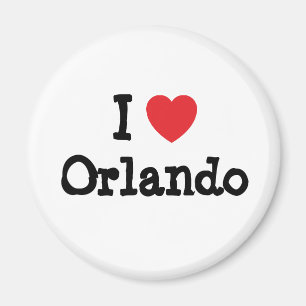 Ik hou van Orlando hart aangepast aan maat Magneet