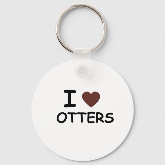 Ik hou van OTTERS Sleutelhanger (Voorkant)