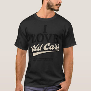 Ik hou van oude mensen t-shirt