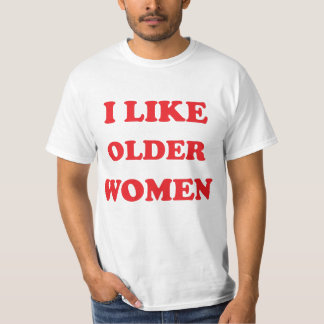 Ik hou van oudere vrouwen die warme dammen horen G T-shirt