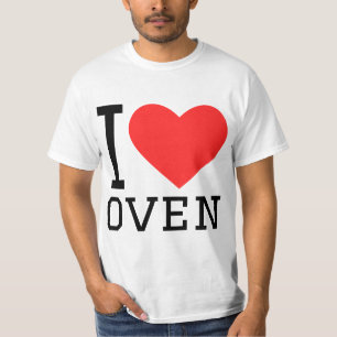 Ik hou van oven t-shirt