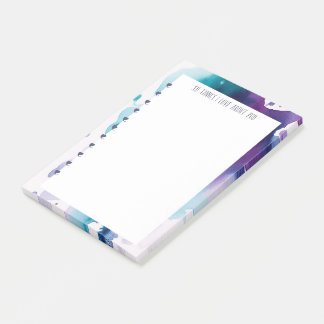 Ik hou van over u post zijn - Abstracte waterkleur Post-it® Notes