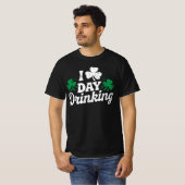 Ik hou van overdag drinken Funny St Patrick's Day T-shirt (Voorkant volledig)