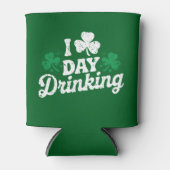 Ik hou van overdag drinken Grappige St. Patrick's  Blikjeskoeler (Voorkant)