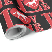 Ik hou van paarden. cadeaupapier (Rol Hoek)